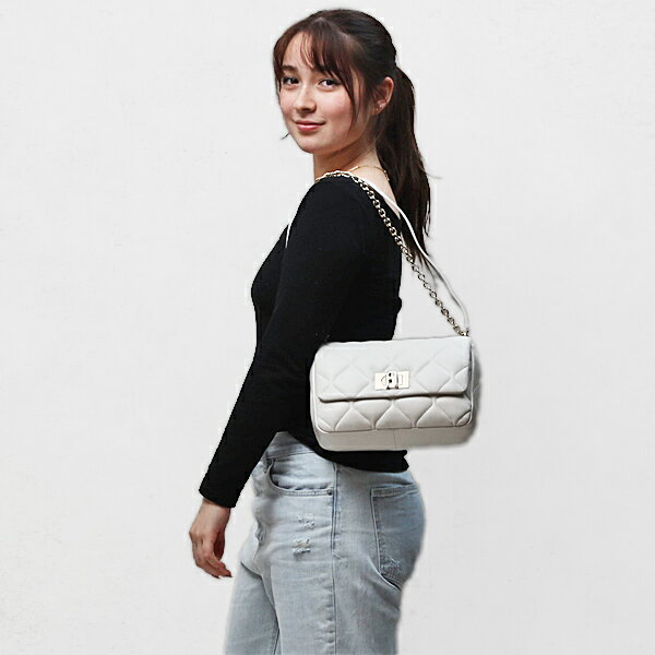 フルラ ポシェット フルラ FURLA 1927 S CROSSBODY 24 QUILTED ナッパレザー キルティング 2WAY ショルダーバッグ ポシェット ホワイト系 [レディース] WB01033 BX2267 1007_1704S