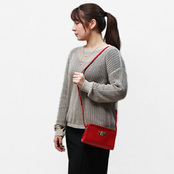 フルラ ポシェット フルラ FURLA 1927 MINI CROSSBODY C.CASE レザー 2WAY ショルダーバッグ ポシェット レッド系 [レディース] WB01083 ARE000 1007_2673S