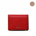 フルラ FURLA カメリア CAMELIA S COMPACT WALLET BIFOLD COIN レザー コンパクト ミニ ウォレット 二つ折り 小銭入れ付き 折財布 レッド系(内側：ベージュ) [レディース] WP00304 ARE000 1007_2716S