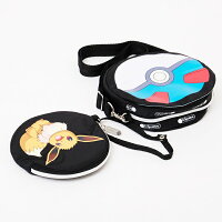 レスポートサック LeSportsac × ポケモン コラボ LEAH CROSSBODY SET イーブイグレートボール ポーチ付 ショルダーバッグ [レディース] 3432 G707【●E7】