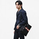 バリー ビジネスバッグ バリー BALLY ナイロン×レザー 2WAY ブリーフケース ビジネスバッグ ショルダー キャリーオン ブラック基調 [メンズ] ZYON U901P 6301385【C6】 【NS10】