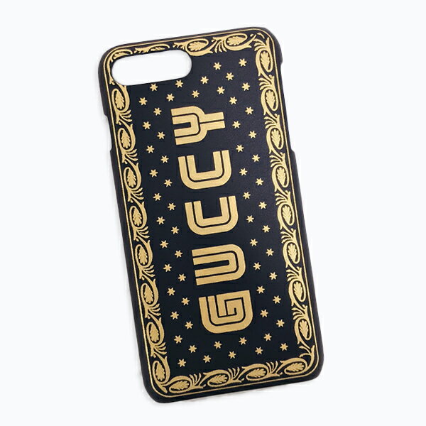 【厳選プライス！】グッチ GUCCI SEGA ロゴ GUCCY iPhone8 Plus用 スマホケース カバー ブラック基調 519696 0GUYN 1055【○J12】