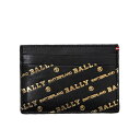 【厳選プライス！】バリー BALLY レザー カードケース カードホルダー ゴールドロゴ ブラック [メンズ] BHAR.OB 04 BLACK/GOLD 6226424 ギフト【C2】【NS10】