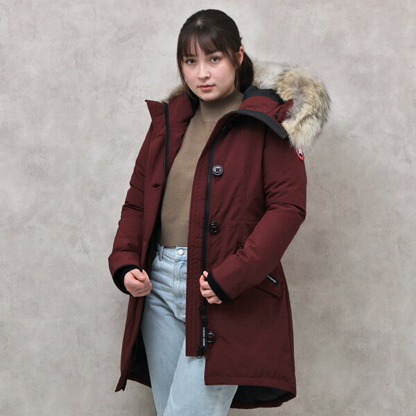 【サイズXS】カナダグース CANADA GOOSE ROSSCLAIR PARKA ファー＆フード付 ダウンコート アウター ブルゾン エルダーベリー [レディース] 2580L 810 ELDERBERRY【C8】