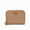 プラダ PRADA アウトレット VITELLO MOVE E レザー コインケース 小銭入れ カードケース ウォレット ピンクベージュ系 [レディース] 1MM268 2EZZ F0236 【NS10】