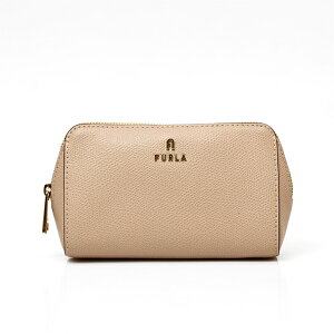 フルラ FURLA カメリア CAMELIA M COSMETIC CASE レザー ミディアム コスメポーチ 化粧ポーチ 小物入れ ベージュ系 [レディース] WE00449 ARE000 1007_B4L00 【NS10】