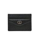 グッチ 定期入れ（メンズ） グッチ GUCCI インターロッキングG レザー カードケース 定期入れ パスケース ブラック [メンズ] 734999 DJ20N 1000