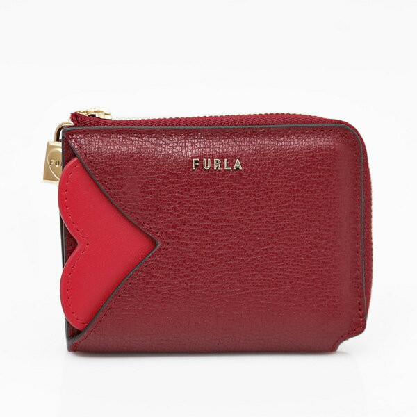 フルラ FURLA LOVELY S レザー コンパクト ウォレット 折財布 レッド系 [レディース] WP00142 BX0447 1007_CR700【○G27】