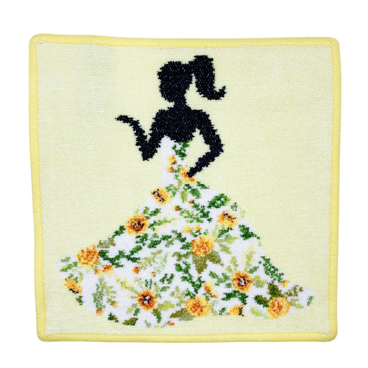 フェイラー Feiler ハンドタオル 25×25cm MISS FLOWER YELLOW/YELLOW【ゆうパケット送料無料】