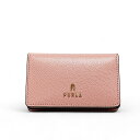 フルラ FURLA CAMELIA BUSINESS CARD CASE レザー 名刺入れ カードケース カードホルダー ピンク (内側:ピンクベージュ) [レ...