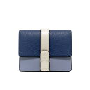 フルラ FURLA グラツィア GRAZIA S CARD CASE レザー カードケース 名刺入れ ビジネス デニム × ライトブルー × ホワイト系 [レデ...