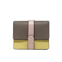 フルラ FURLA グラツィア GRAZIA S CARD CASE レザー カードケース 名刺入れ ビジネス マットグレー×イエロー×ベージュピンク系 [レデ...