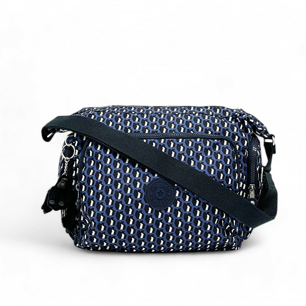 キプリング Kipling ガブ GABB ショルダーバッグ クロスボディバッグ A4対応 ブルー系 パターン [レディース] KI6525 4JS 3D K Blue