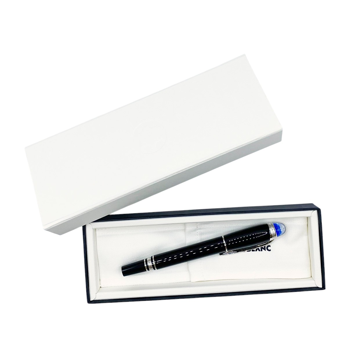 モンブラン MONTBLANC スターウォーカー プレシャスレジン ファインライナー ブラック×シルバー ペン 筆記具 132508