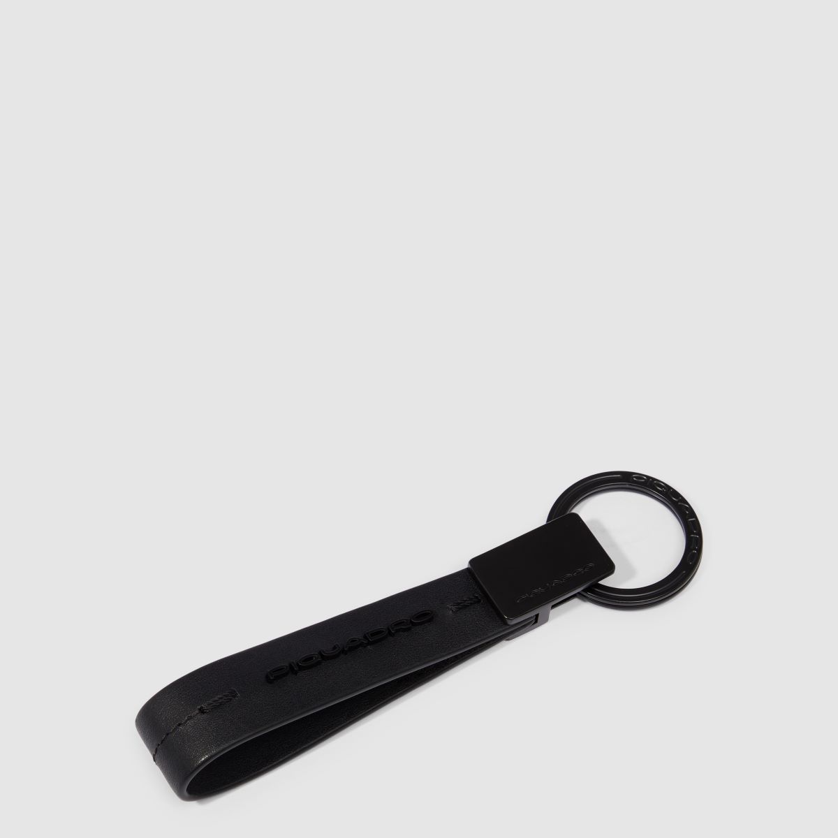 ピクアドロ PIQUADRO レザー キーリング キーホルダー ブラック [メンズ] PC4855W135 N BLACK ギフト(4)