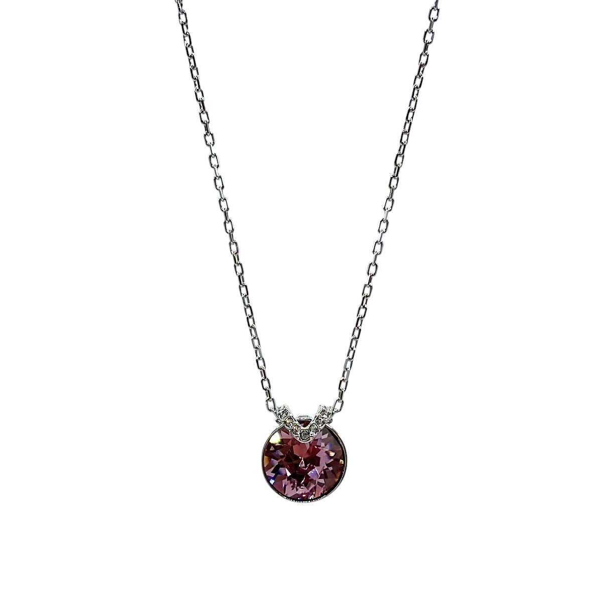 樂天商城 - スワロフスキー SWAROVSKI Bella V ペンダント ネックレス アクセサリー ピンク×シルバー [レディース] 5724289