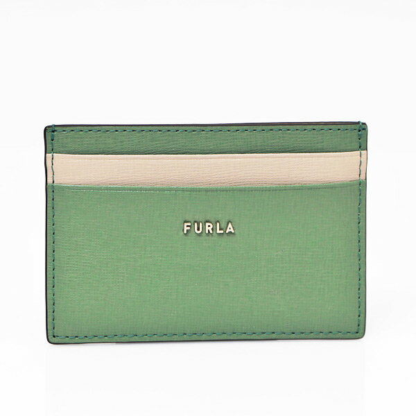 フルラ FURLA BABYLON S レザー カードケース グリーン×ベージュ系 [レディース] PCZ2UNO B30000 1007_1083S 【NS10】