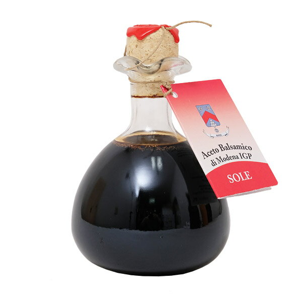 イタリア・モデナ産 バルサミコ酢 SOLE 250ml I.M.A [地理的表示保護制度IGP取得] ギフト お中元 お歳暮 贈答 手土産 お土産 [ガイアヴェルディ]
