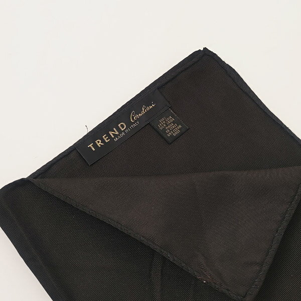 コルネリアーニ TREND CORNELIANI ポケットチーフ ダークブラウン〔CP369〕【定形外郵便物送料無料】