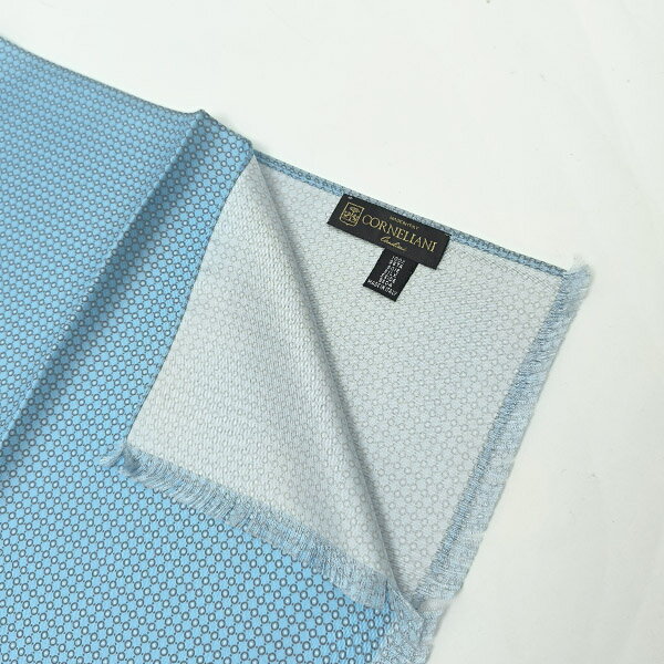 Atsuko Matano アツコマタノ / プリントハンカチ スペインの庭 ブルー 【日本製】