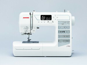 【特典付き!】ジャノメ J-513 コンピューターミシン（JANOME ミシン）【送料無料】蛇の目 ミシン コンピューター ミシン J-513●≪ブルーボビンセット≫●≪ピンクション≫●≪コウノトリハサミ≫●≪ワイドテーブル≫●≪フットコントローラー≫付き！