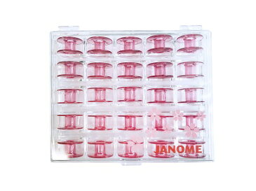 ジャノメミシン（JANOME）家庭用純正さくらボビン（25個入り）専用ボビンケース【代引き決算不可】