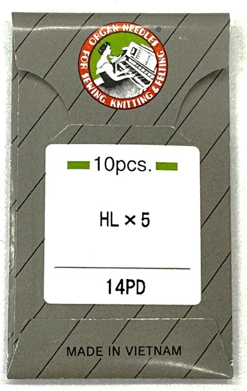 家庭用ミシン針（HL×5　　14PD番）10本入り