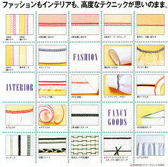 ジューキべビ-ロック衣縫人4本糸ロックミシンBL57EX型