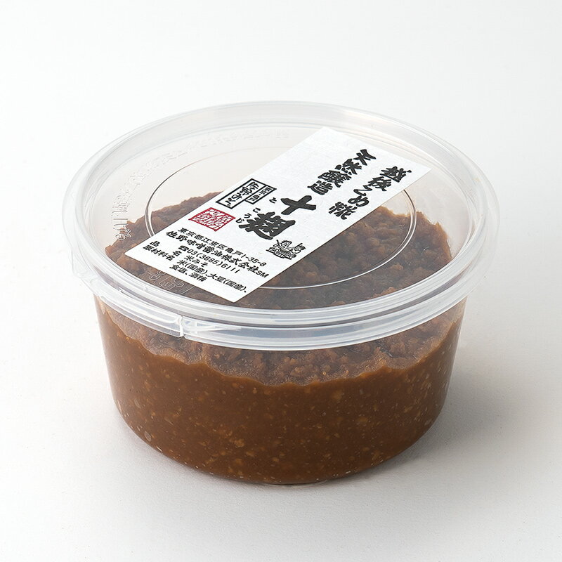 《噌カップ 十麹赤　210g》国産原料　10割麹　一年熟成　キリッとした辛さ　中辛　新潟みそ