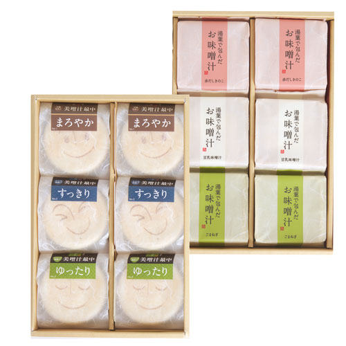 <仏事 弔事>美噌汁最中、湯葉で包んだお味噌汁 12食箱 【楽ギフ_包装】【楽ギフ_のし宛書】