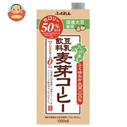 ふくれん 豆乳飲料 麦芽コーヒー 1L紙パック×12(6×2)本入