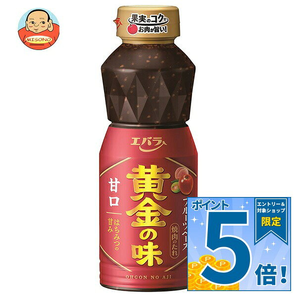 [ポイント5倍！9/11(金)1時59分まで全品対象エントリー&購入]エバラ食品 黄金の味 甘口 360g×12本入×(2ケース)｜ 送料無料 調味料 黄金の味 タレ 焼肉のたれ
