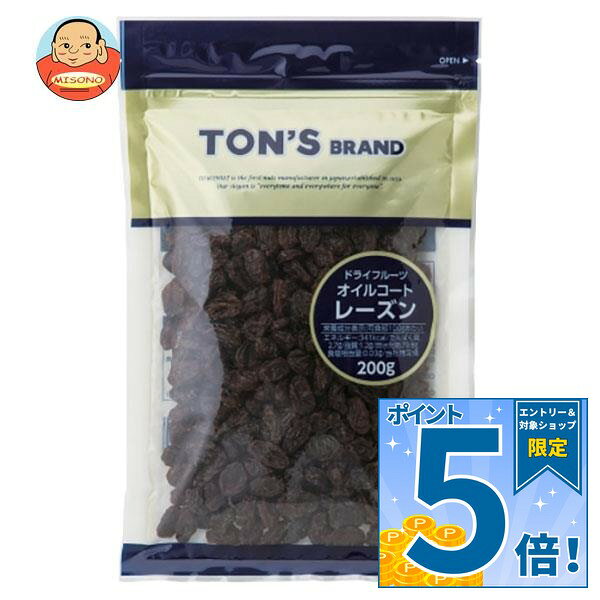 JANコード:4901998200594 原材料 干しぶどう、植物油脂 栄養成分 (100gあたり)エネルギー341kcal、たんぱく質2.7g、脂質1.2g、炭水化物79.8g、食塩相当量0.03g 内容 カテゴリ：お菓子、菓子材料、業務用、袋サイズ：170～230(g,ml) 賞味期間 (メーカー製造日より)180日 名称 乾燥果実 保存方法 直射日光・高温多湿を避け保存してください。 備考 製造者:東洋ナッツ食品株式会社 神戸市東灘区深江浜町30番地 ※当店で取り扱いの商品は様々な用途でご利用いただけます。 御歳暮 御中元 お正月 御年賀 母の日 父の日 残暑御見舞 暑中御見舞 寒中御見舞 陣中御見舞 敬老の日 快気祝い 志 進物 内祝 御祝 結婚式 引き出物 出産御祝 新築御祝 開店御祝 贈答品 贈物 粗品 新年会 忘年会 二次会 展示会 文化祭 夏祭り 祭り 婦人会 こども会 イベント 記念品 景品 御礼 御見舞 御供え クリスマス バレンタインデー ホワイトデー お花見 ひな祭り こどもの日 ギフト プレゼント 新生活 運動会 スポーツ マラソン 受験 パーティー バースデー