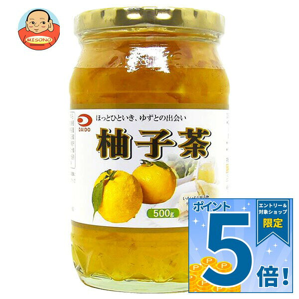 [ポイント5倍！9/11(金)1時59分まで全品対象エントリー&購入]大同 柚子茶 500g×15個入×(2ケース)｜ 送料無料 嗜好品 瓶 韓国柚子茶 ゆず茶 柚子 韓国食品 柚子ジャム はちみつ 韓国食材