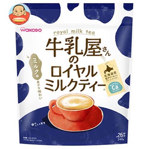 和光堂 牛乳屋さんのロイヤルミルクティー 340g袋×12袋入｜ 送料無料 嗜好品 インスタント 粉末 紅茶 袋