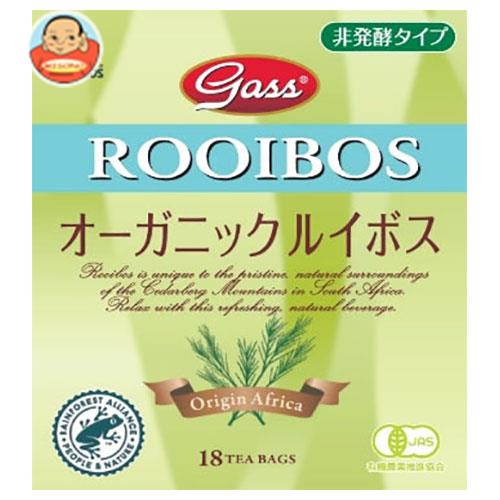 ガスコ Gass(ガス) オーガニックルイボスティー 非発酵タイプ ティーバッグ 1.5g×18袋×24個入｜ 送料無料 嗜好品 茶飲料 ルイボスティー ティーバッグ 有機JAS規格