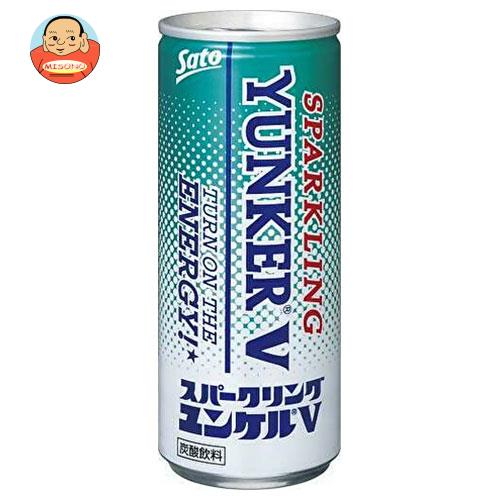 佐藤製薬 スパークリングユンケルV 250ml缶×30(6×5)本入| 送料無料 炭酸 エナジードリンク 栄養 ガラナ風味