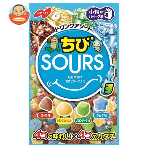 ノーベル製菓 ちびサワーズ(SOURS) ドリンクアソート 80g×6袋入