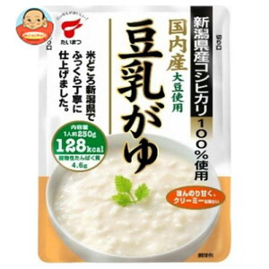 たいまつ食品 豆乳がゆ 250gパウチ×10袋入×(2ケース)｜送料無料 一般食品 レトルト おかゆ 袋 ご飯