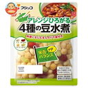 フジッコ アレンジひろがる4種の豆水煮 132g×12袋入×(2ケース)｜ 送料無料 一般食品 まめ 大豆