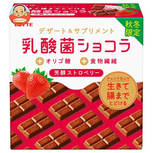 ロッテ 乳酸菌ショコラ 芳醇ストロベリー 48g×6箱入｜送料無料 お菓子 チョコ 乳酸菌 ストロベリー