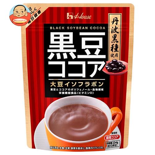 ハウスウェルネス 黒豆ココア パウダー 234g×5袋入×(2ケース)｜ 送料無料 大豆 イソフラボ ...