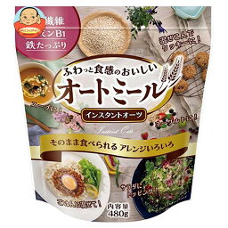 [ポイント5倍！4/17(水)9時59分まで全品対象エントリー&購入]種商 ふわっと食感のおいしいオートミール 480g×6袋入×(2ケース)｜ 送料無料 オートミール インスタントオーツ 食物繊維