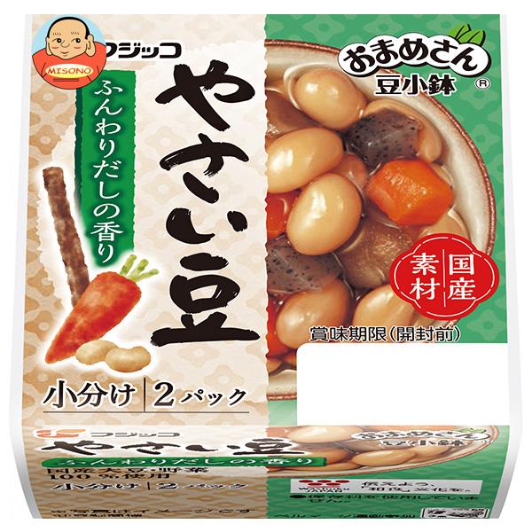 フジッコ おまめさん 豆小鉢 やさい豆 65g×2パック×12個入｜ 送料無料 惣菜 煮豆 野菜 食品 カルシウム 食物繊維