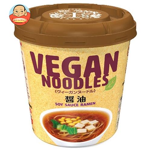 ヤマダイ ニュータッチ ヴィーガンヌードル 醤油 53g×12個入｜ 送料無料 インスタント 即席 カップ麺 ラーメン しょうゆのサムネイル