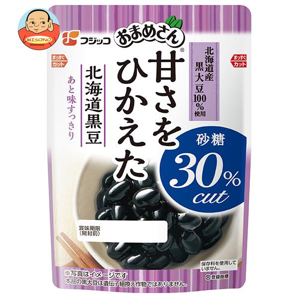 フジッコ おまめさん 甘さをひかえた 北海道黒豆 110g 10袋入｜ 送料無料 一般食品 惣菜 煮豆