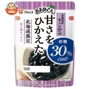 フジッコ おまめさん 甘さをひかえた 北海道黒豆 114g×10袋入｜送料無料 一般食品 惣菜 煮豆