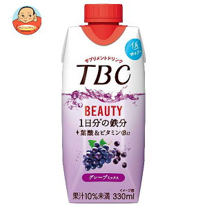 送料無料 【2ケースセット】森永乳業 TBC 鉄分＋葉酸 ピーチミックス(プリズマ容器) 330ml紙パック×12本入×(2ケース) ※北海道・沖縄は別途送料が必要。