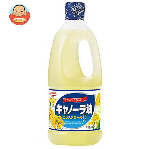 [ポイント5倍！8/27(火)9時59分まで全品対象エントリー&購入]昭和産業 (SHOWA) キャノーラ油 1000g×12本入｜ 送料無料 キャノーラ なたね油 ハンディ ピュアオイル 1kgのサムネイル