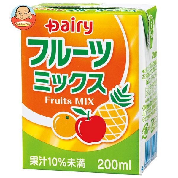 南日本酪農協同 デーリィ フルーツミックス 200ml紙パック×24本入｜ 送料無料 果汁 フルーツジュース 紙パック カルシウムのサムネイル